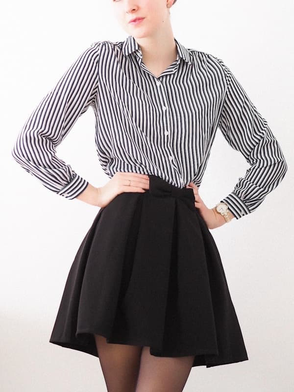 JUPE PLISSÉE CHIC - 1